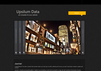 قالب رایگان upsilum data برای جوملا 2.5